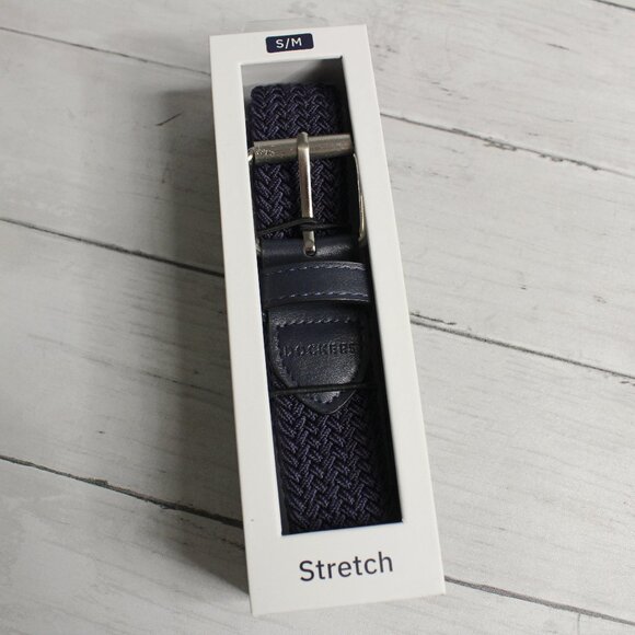 Dockers Men's Navy Blue Belt Size S M Woven Stretch - Picture 1 of 3
